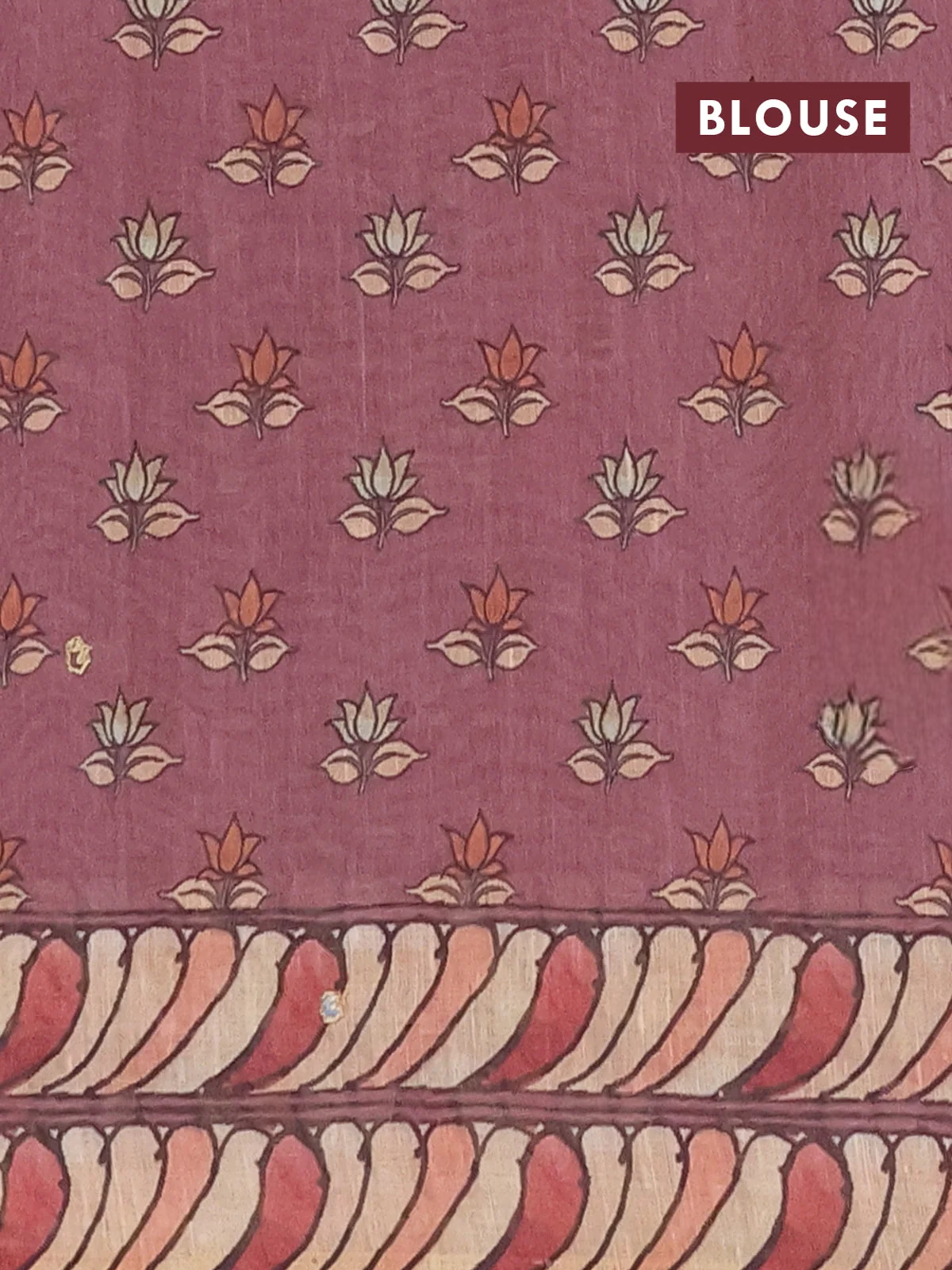 Linen Cotton Saree - Pastel Pink